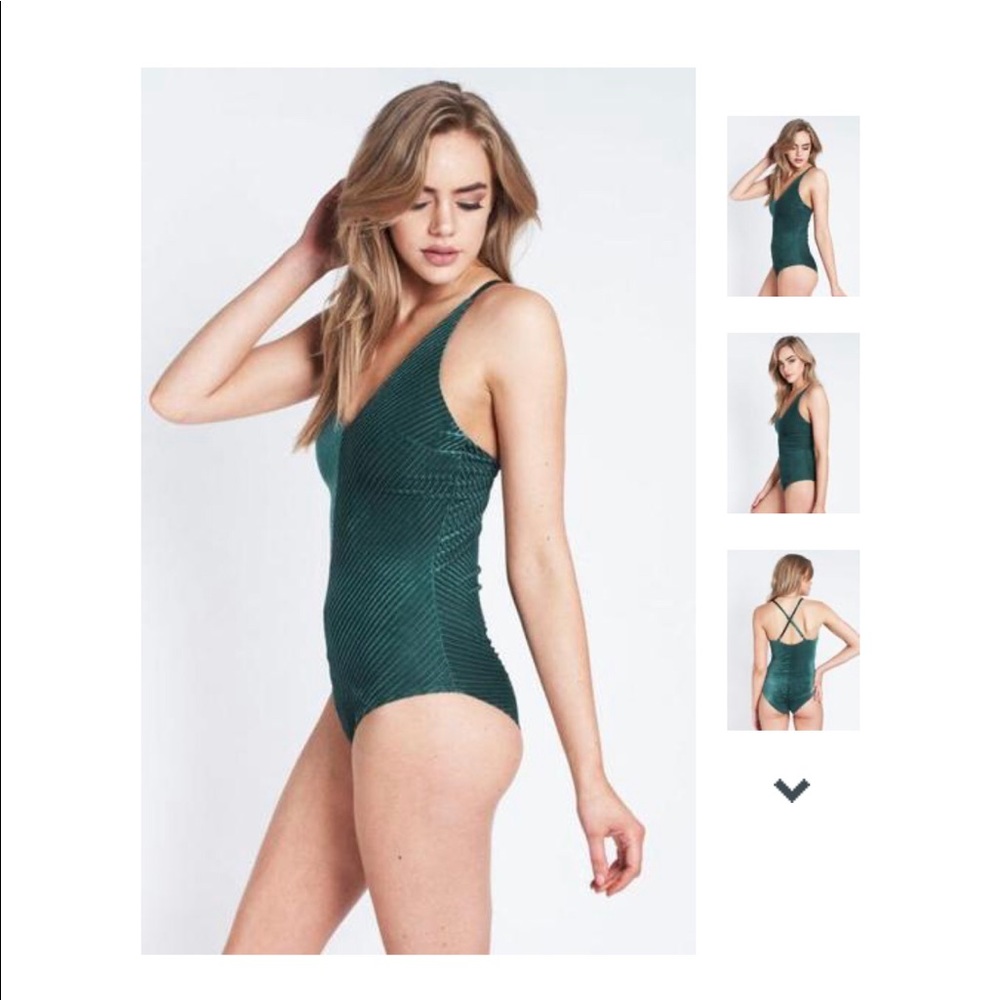 Pole dance bodysuit Emerald (like new)